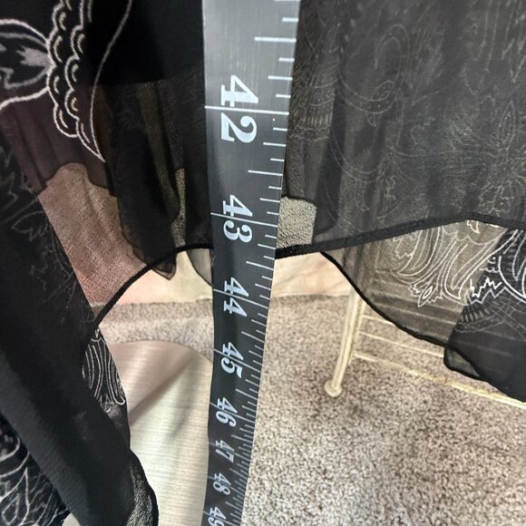 VTG 📌 Eva Blue Sleeveless 1920's Themed Beaded Asymmetrical Cocktail Dress - Picture 8 of 15